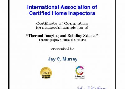 Infrared Traning Certification